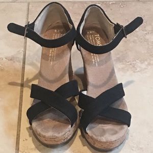 Toms Wedges Sz 6.5